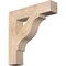 Ekena Millwork Funston Block Smooth Bracket, Douglas Fir, 3 1/2"W x 18"D x 18"H BKT04X18X18FST05SDF - alternate 1